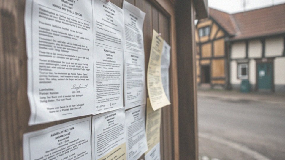 Jakie informacje można znaleźć na obwieszczeniach wyborczych?