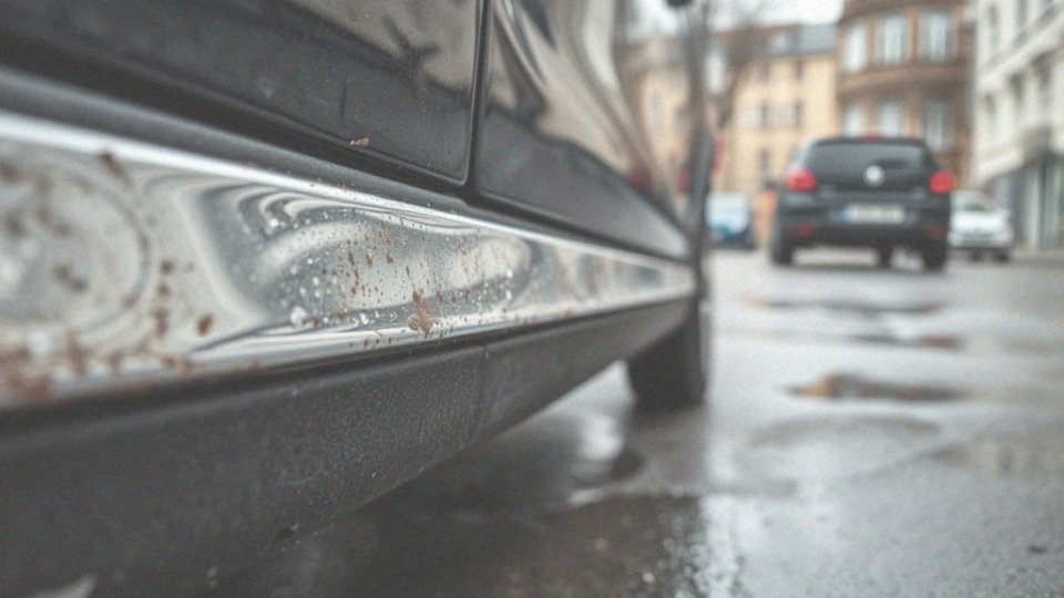 Jakie zanieczyszczenia najczęściej występują na chromowanych listwach?