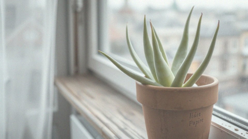 Jakie liście posiada aloes, gdy ma za mało światła?