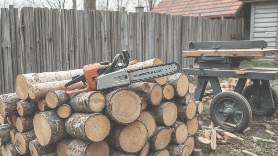 Jakie narzędzia są niezbędne do cięcia drewna opałowego?